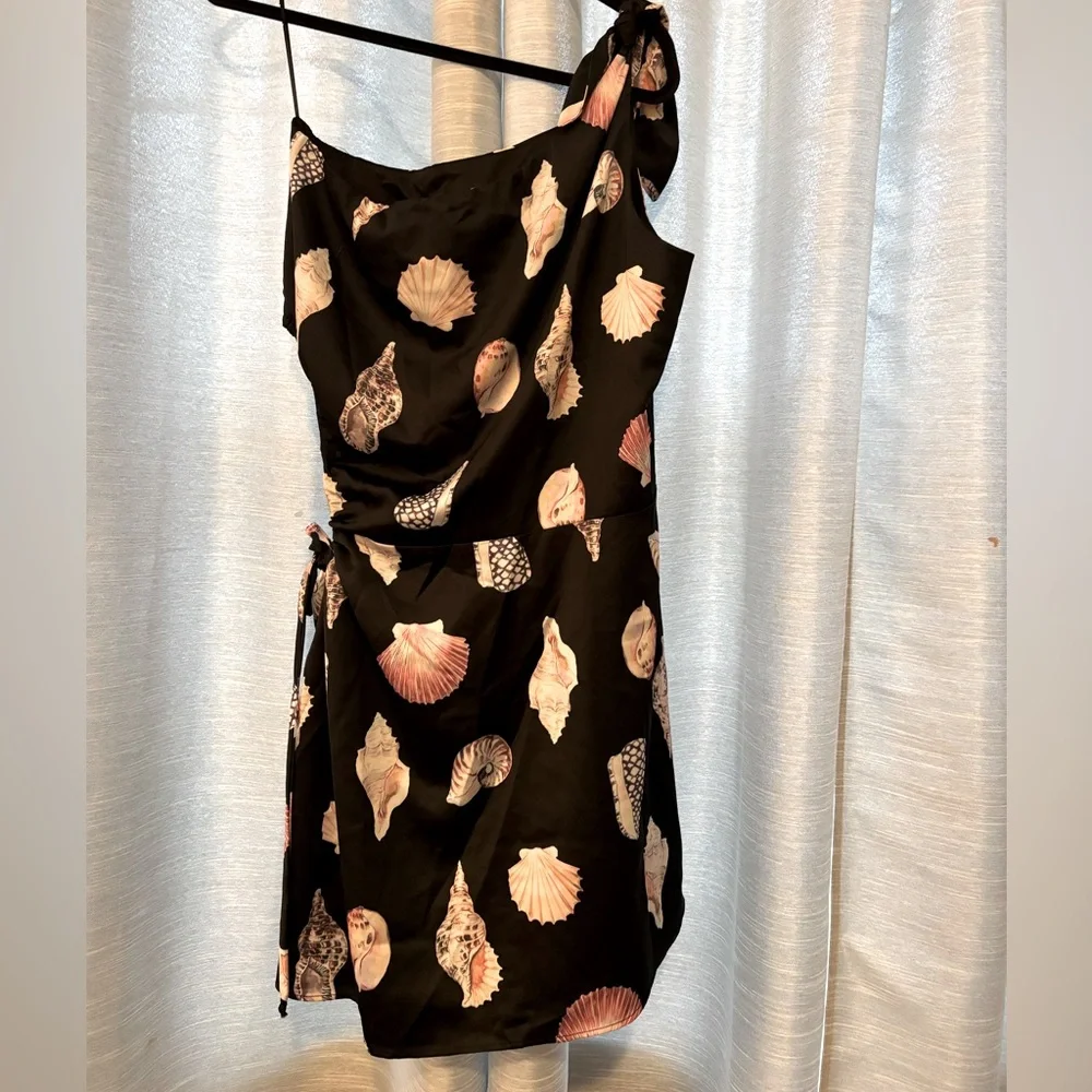 Show Me Your MuMu Black Seashell Mini Dress - Picture 5 of 11